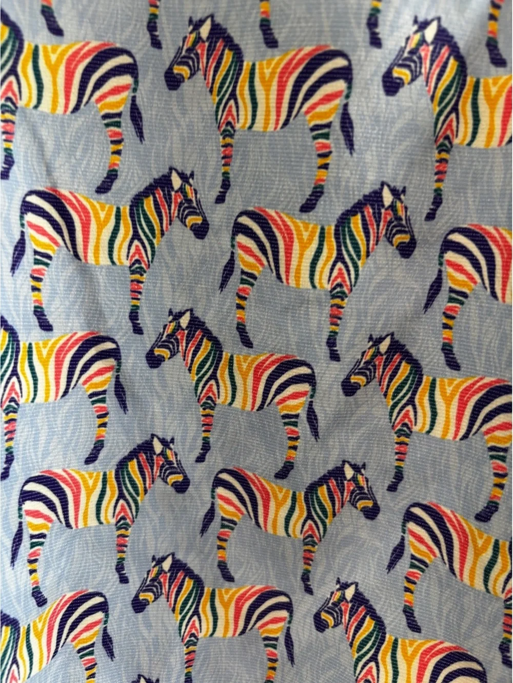 johnnie-O Lorne Men's Gulf Blue Rainbow Zebra Swim Trunks Board Shorts small